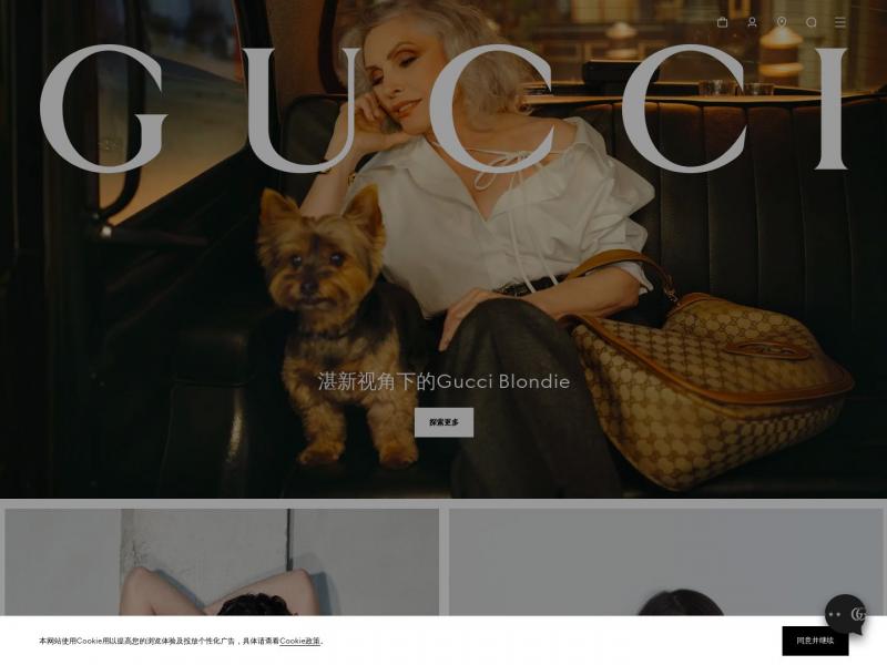 【古驰GUCCI】古驰GUCCI中国官方网站-重新定义精品风尚<b>※</b>2024年10月23日网站截图