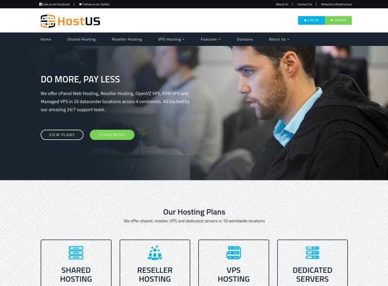 【HostUS】Worldwide VPS Hosting - HostUS<b>※</b>2024年11月02日网站截图