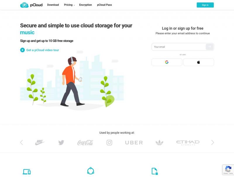 【pCloud】最安全的云端存储服务<b>※</b>2024年07月22日网站截图