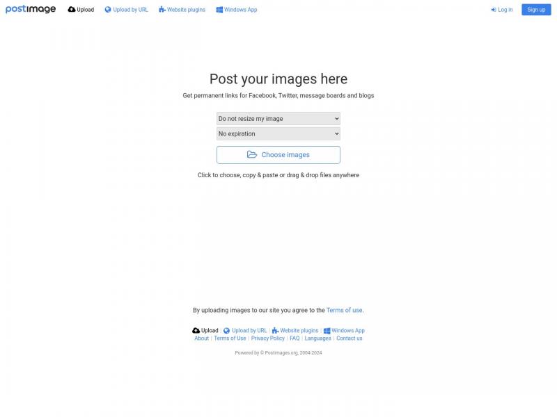 【Postimages】免费图片托管 / 图片上传-Postimages<b>※</b>2024年11月06日网站截图