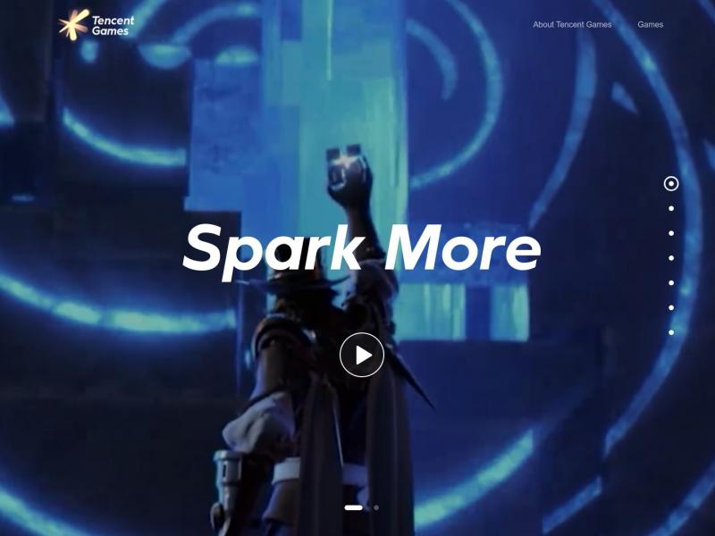 【腾讯游戏】腾讯游戏-Spark More！去发现，无限可能<b>※</b>2023年10月11日网站截图