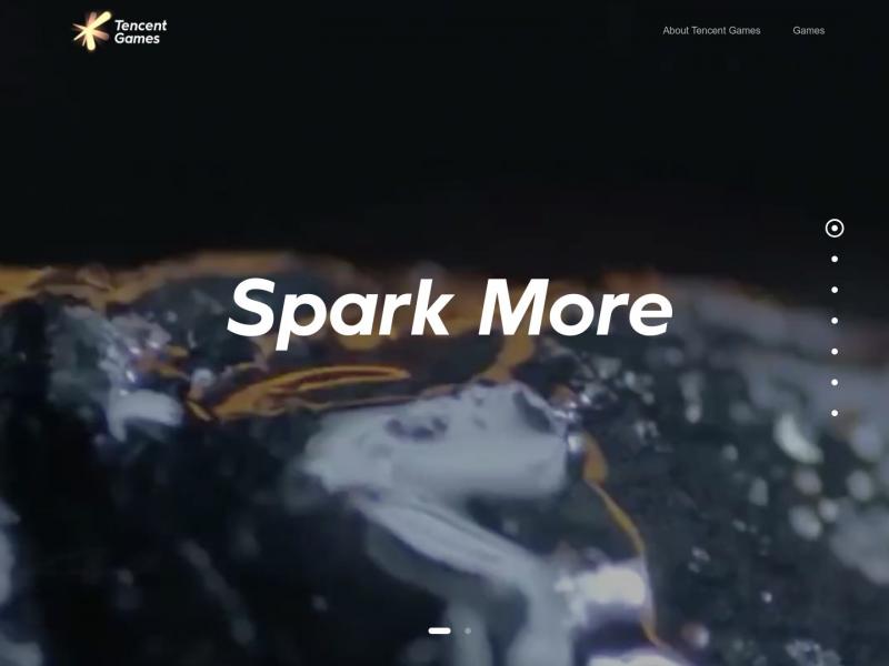 【腾讯游戏】腾讯游戏-Spark More！去发现，无限可能<b>※</b>2024年10月14日网站截图